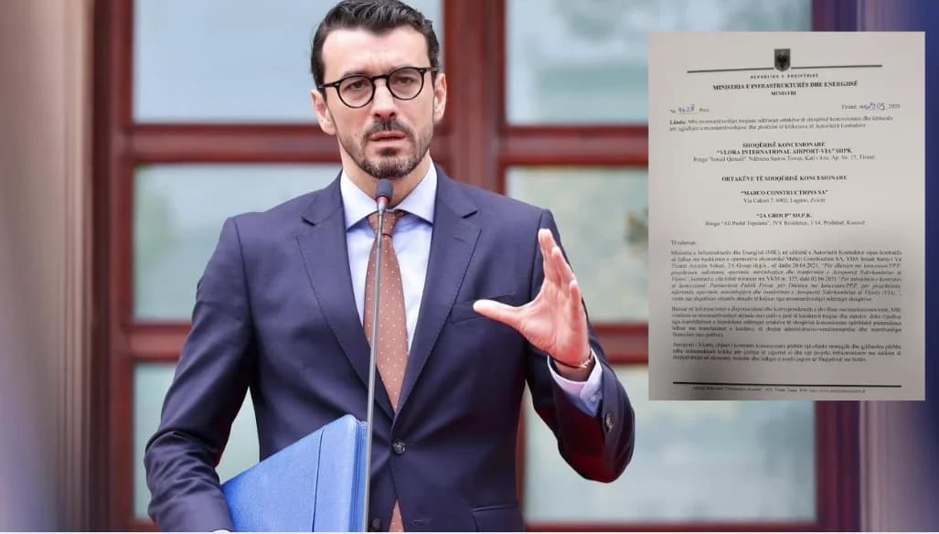 Shkresa/ Konflikti i dy kompanive dhe bllokimi i punimeve në Aeroportin e Vlorës, ministri Karakaçi u jep ultimatum: Keni 30 ditë afat të zgjidhni mosmarrëveshjet