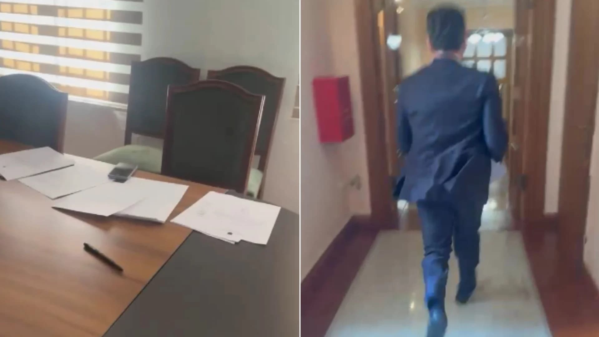 Deputetët shkojnë për të lexuar marrëveshjen e huasë me SHBA para nisjes së seancës, Agron Shehaj rrëmben dokumentin konfidencial dhe largohet me vrap