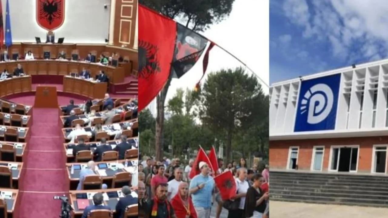 Sot seancë plenare, por edhe protestë përpara Kuvendit/ PD mbledhje grupi, pritet vendimi nëse do të kthehen në parlament