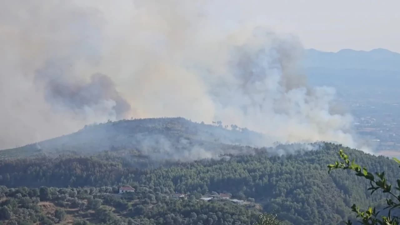 Situata e zjarreve në vend/ 35 vatra të raportuara, 8 prej tyre vijojnë mbeten aktive. 533 forca në terren, helikopterë dhe dy avionë Air Tractor
