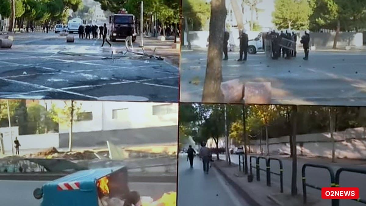 Bllokohet trafiku te Unaza: kosha në flakë, barriera në rrugë; protestuesit godasin me gurë një makinë