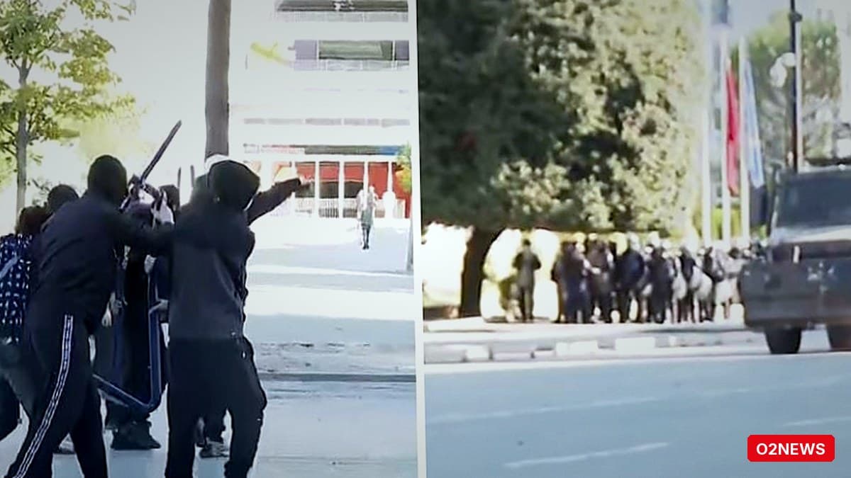 Pas sulmit te selia e PS-së, protestuesit grumbullohen para Kryeministrisë me gurë e barriera