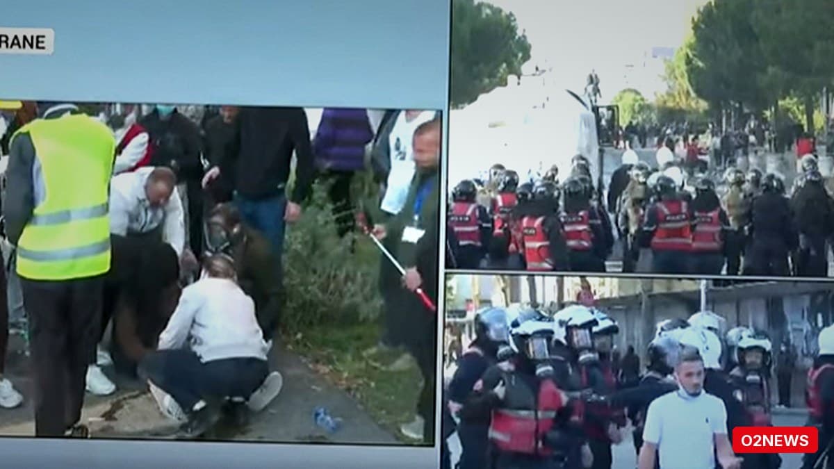 Raportim: Protestuese humb ndjenjat në Tiranë; protestuesit i japin ndihmën e parë