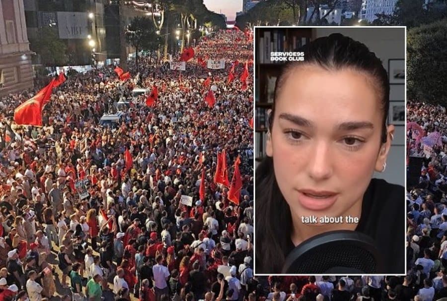 Dua Lipa rikthen në vëmendje protestat në Shqipëri, mesazh kritik për qeverinë Rama