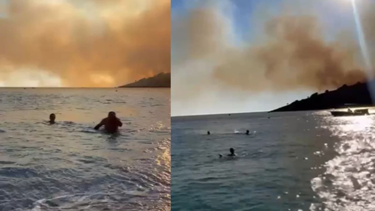 Pushuesit lahen mes flakëve dhe tymit në Llaman, zjarrfikëset ende në luftë me zjarrin