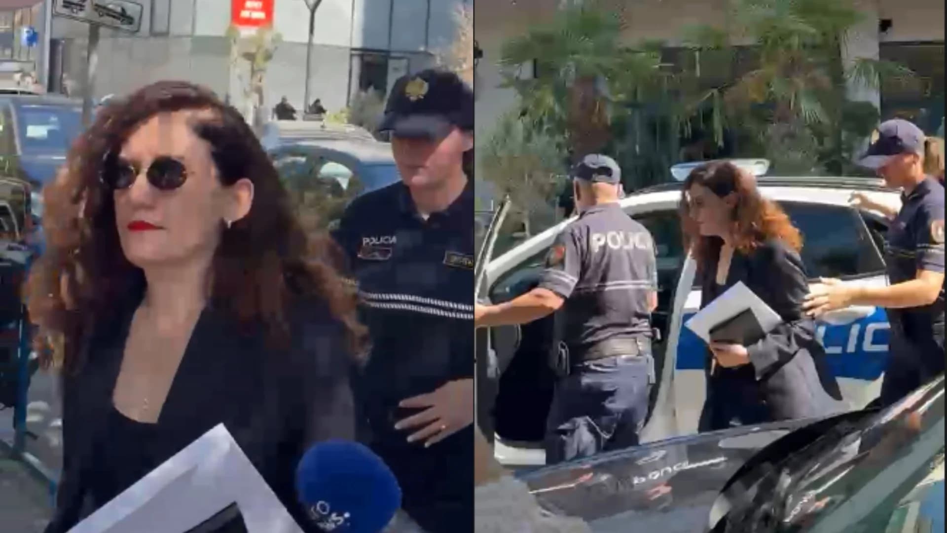 Ish-kreu i SHISH mbërrin në ambientet e GJKKO, Vlora Hyseni flet për herë të parë pas arrestimit