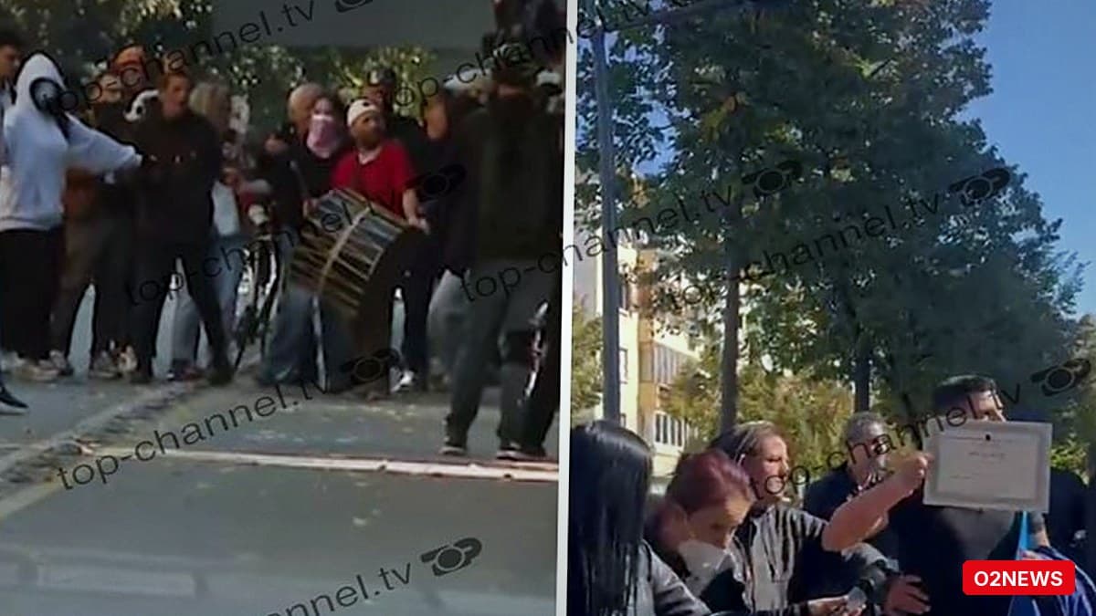 Dita e gjashtë e protestës para Ministrisë së Arsimit: nga këngët te tensionet, lëndohet një gazetare